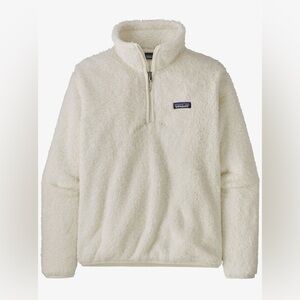 Patagonia Quarter Zip Fleece Pullover Ivory Size: Small